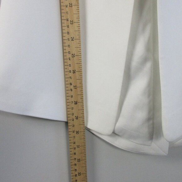 Club Monaco Vaal Vest Gile Women S White Tie Back Open Front Sleeveless 360 - Picture 13 of 14